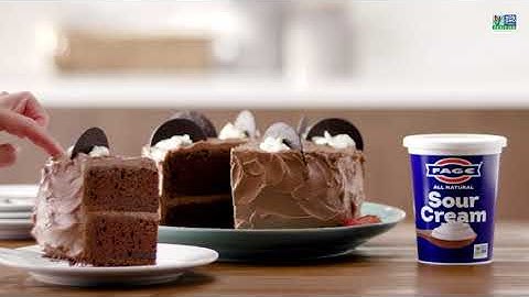 FAGE Sour Cream Chocolate Cake
