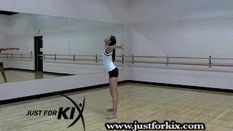 C Jump Dance Instruction Tutorial and Demonstration from Just For Kix
