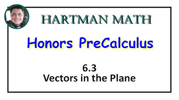 Honors PreCalculus 6.3 Vectors in the Plane