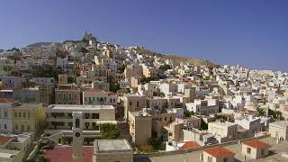 miaoulis square flight over the anastasis hill