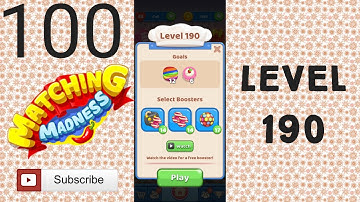 Matching Madness: Match 3 Puzzle games. Level 190 #tinytacticsgames