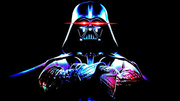 Darth Vader hallway scene but with Doom music