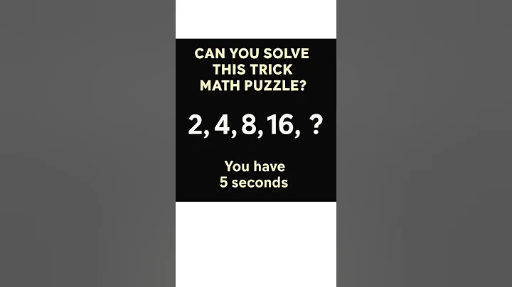 Only smart minds spot the pattern!What comes after 2, 4, 8, 16..? 🤯#BrainBuzz #MathPuzzle #Sequence