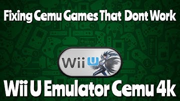Cemu Wii U Emulator - Fixing CEMU games that wont work! (Need for Speed most Wanted Wii U) #Cemu