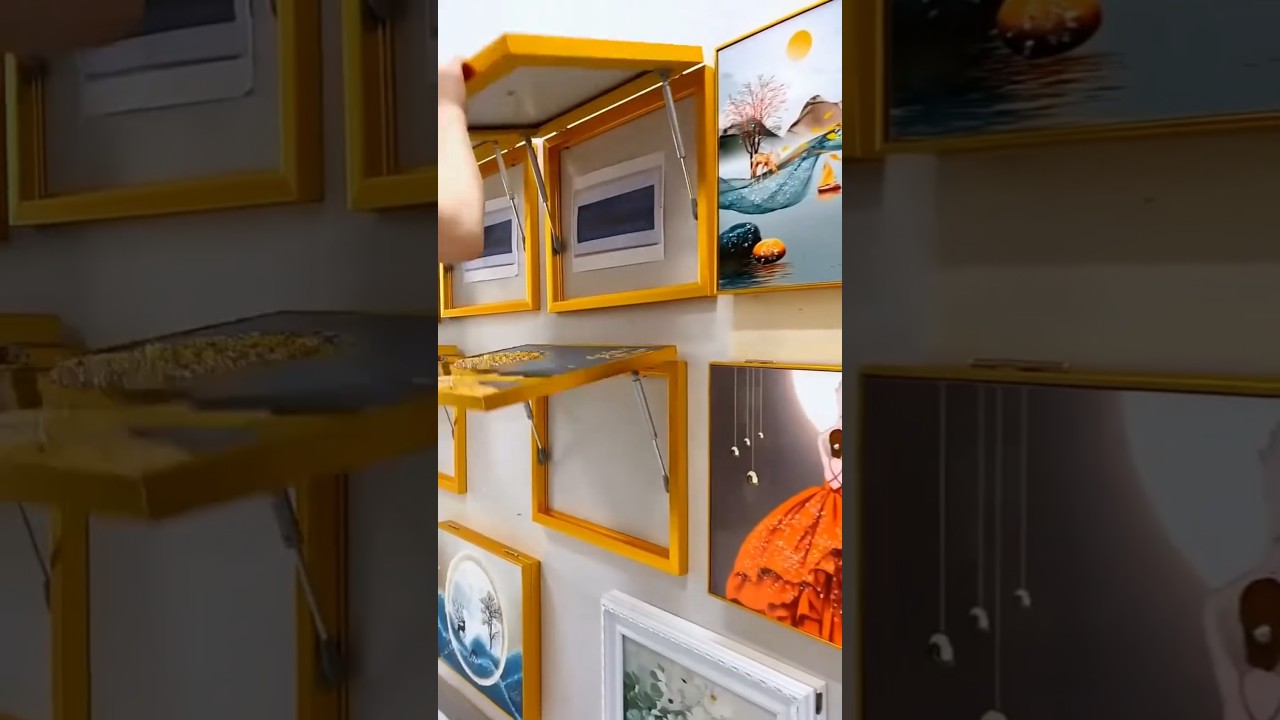 New style painting and hide electric switch board 