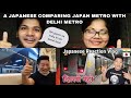 Pakistani Reaction on | Traveling in DELHI METRO | JAPANESE REACTION VLOG | Delhi Metro Reaction