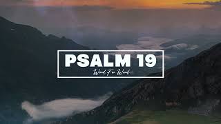 Video thumbnail of "Psalm 19 Word For Word (Lyric Video) • ESV Scripture Song"