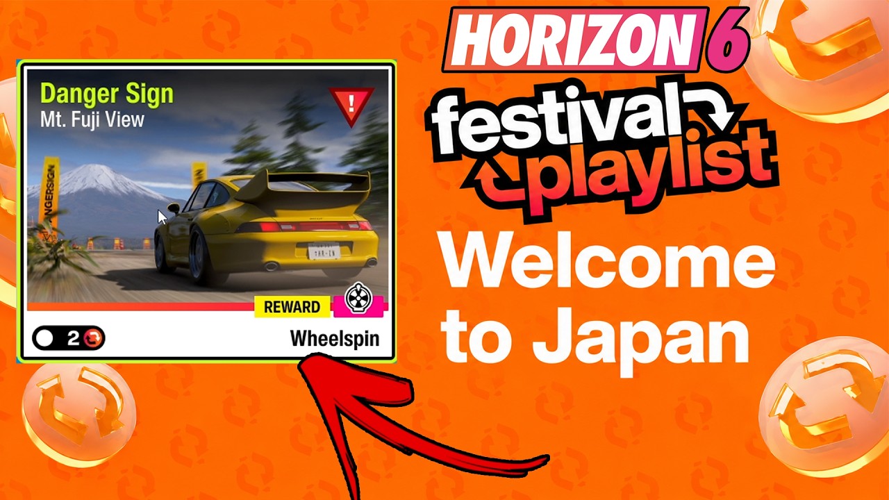 How To Complete The Mt. Fuji View Danger Sign In Forza Horizon 6