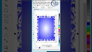 Fancy 3d Border or Frame trending 2023 in #coreldraw #viral #shortvideo #vce #todayshorts