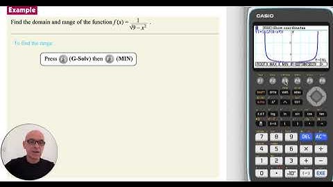 Functions - Domain and Range