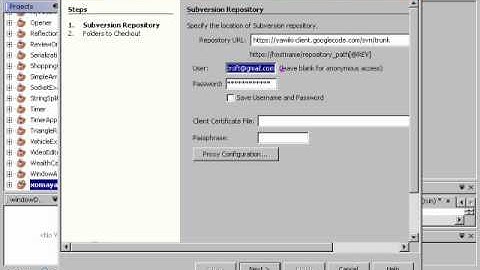 Checkout project from Google Code using NetBeans IDE 6.8