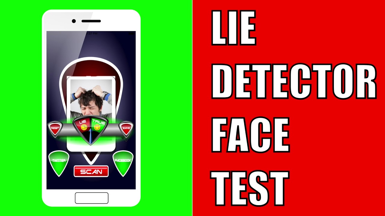 Lie Detector Face Test talking iOS & Android app YouTube