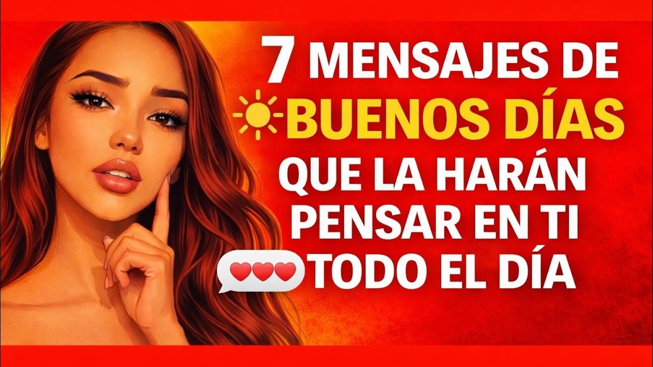 7 Mensajes de Buenos Días Que La Harán Pensar en Ti Todo el Día