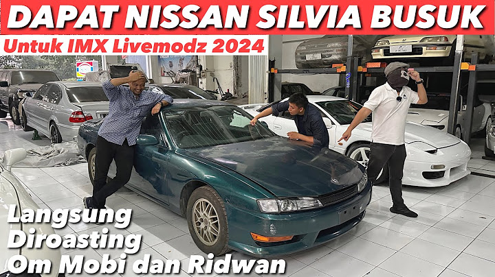 NISSAN SILVIA S14 KAMI UNTUK LIVEMODZ DIROASTING OM MOBI DAN RIDWAN HANIF