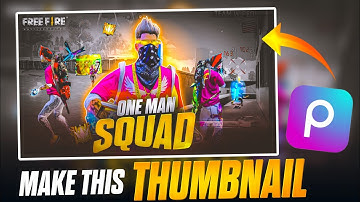 Make This Amazing Free Fire Thumbnail In PicsArt 🔥#freefire