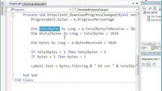 Web-Downloader erstellen Teil 3 von 4 (Visual Basic 2008 1-94)
