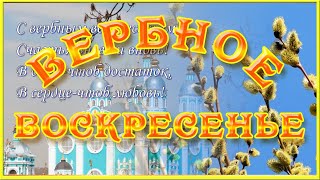 С Вербным Воскресеньем💐Поздравления В Вербное Воскресенье Видео Открытка Вербное Воскресенье 🌷🌷