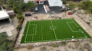 Smart Turf Artificial Grass Soccer Field Installation
