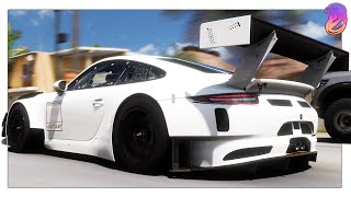 Tuneando El Porsche Gt3 R Va Volando En La Goliath Forza Horizon 5 Con Flowstreet