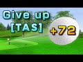 Tas getting the high score in wii sports golf