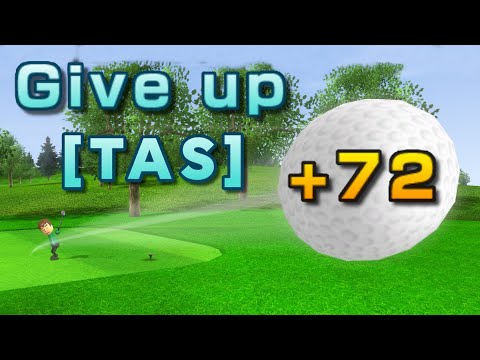 wii sports golf give up