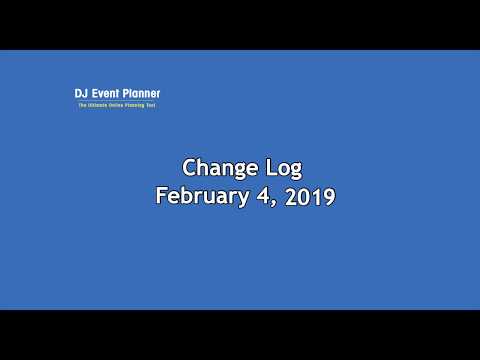 DJEP Change Log for February 4, 2019