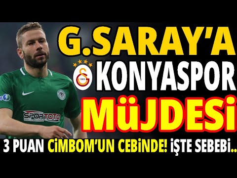 GALATASARAY'A KONYASPOR MÜJDESİ! 3 PUAN CİMBOMUN CEBİNDE, ÇÜNKÜ..