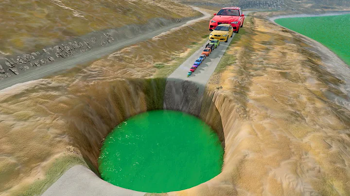Big & Small Cars vs GIANT RED & SQUARE WATER PIT 🚗🚒🚘😀 - Beamng Drive | Impala Beamng