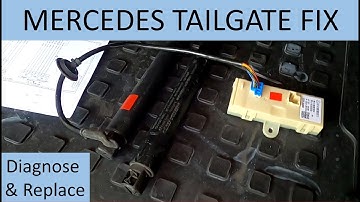 Mercedes ML W166 Tailgate - Fixed with a replacement ECU and Strut