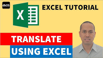 Translate using Excel