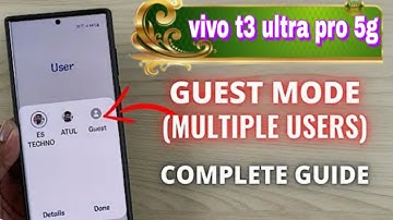 vivo | #vivo Amazing multi user feature | Guest mode in vivo