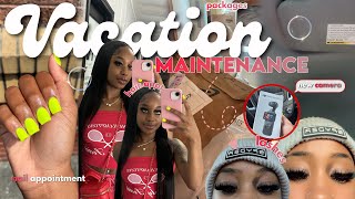 VACATION MAINTENANCE| Nail appt, New camera, Hair appointment, Opening packages, & More!