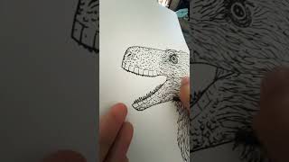 Drawing the Congoraptor! #timelapse #art #dinosaur #velociraptor #jurassicworld