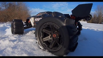 Arrma Kraton EXB Winter Woods Bash!!