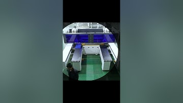 Máy khoan cnc 6 mặt 2 bàn 2 đầu HuaHua- Năng suất gấp đôi