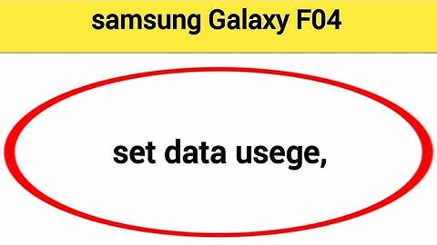 How to set data usege, samsung Galaxy F04 me  data limit Kaise lagaen