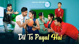 Dil To Pagal Hai | Cute School Love Story | New Hindi Song | SBA Creation