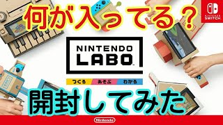 ニンテンドーラボバラエティキット開封してみた - YouTube