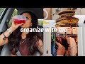 ORGANIZING MY CLOSET & COUNTERS | *VLOG* | wisdom teeth recovery day 7 & 8