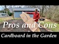 CARDBOARD in the Garden | PROS and CONS