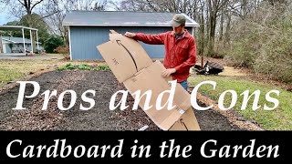 CARDBOARD in the Garden | PROS and CONS