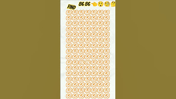 find the odd number 86 86 👈👀#iQtest #iQlavel #study #maths #army