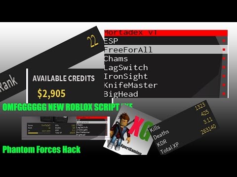 OMGGG NEW Phantom Forces Hack AIMBOT | KNIFE MASTER | ROBLOX