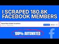 How To Scrape UNLIMITED Leads From Facebook Groups 100 Automated