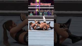 Ronda Rousey arm baar leg lock move on WWE 2k 23 ?? wwe wwe2k23 shortvidio shorts