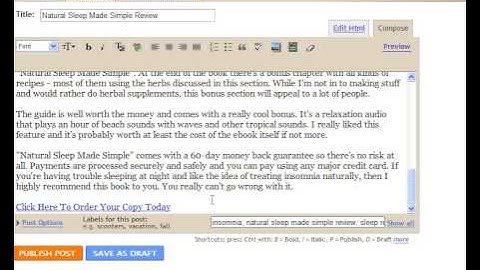How To Create A Free Blogger Blog