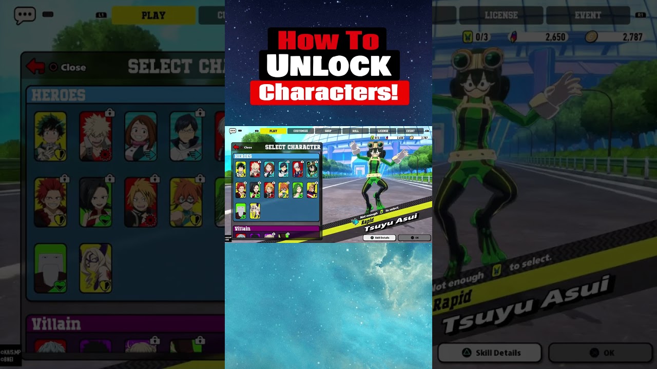 How to unlock characters in My Hero Ultra Rumble – Destructoid