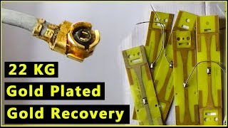 🔶Gold Plated Boards Gold Recovery |Gold Striping from Gold Plated Computer Parts|Computer Recycling