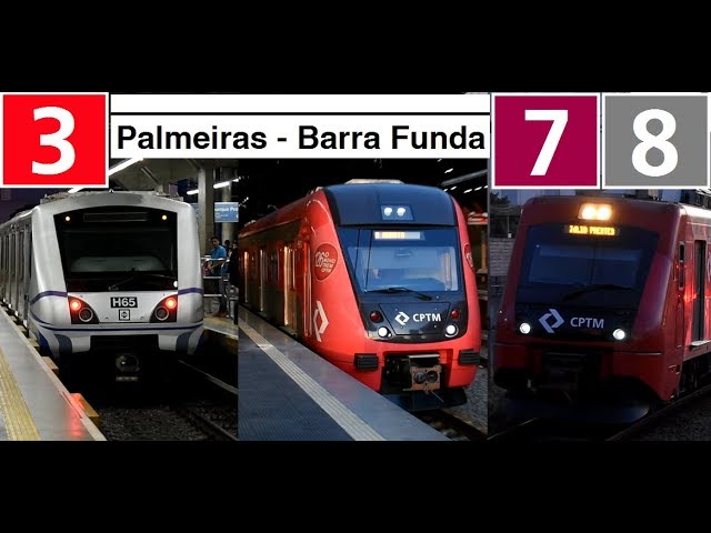 CPTM  Especial Série 3000 - Partidas de estações 