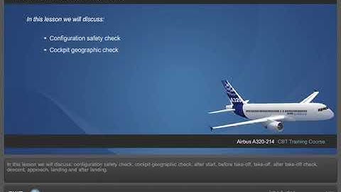 Airbus A320 CBT(New) - Flight Controls Normal Procedures